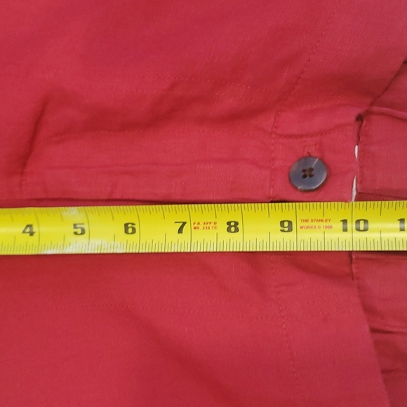 J Jill linen wide leg crop pants size s - Picture 6 of 11